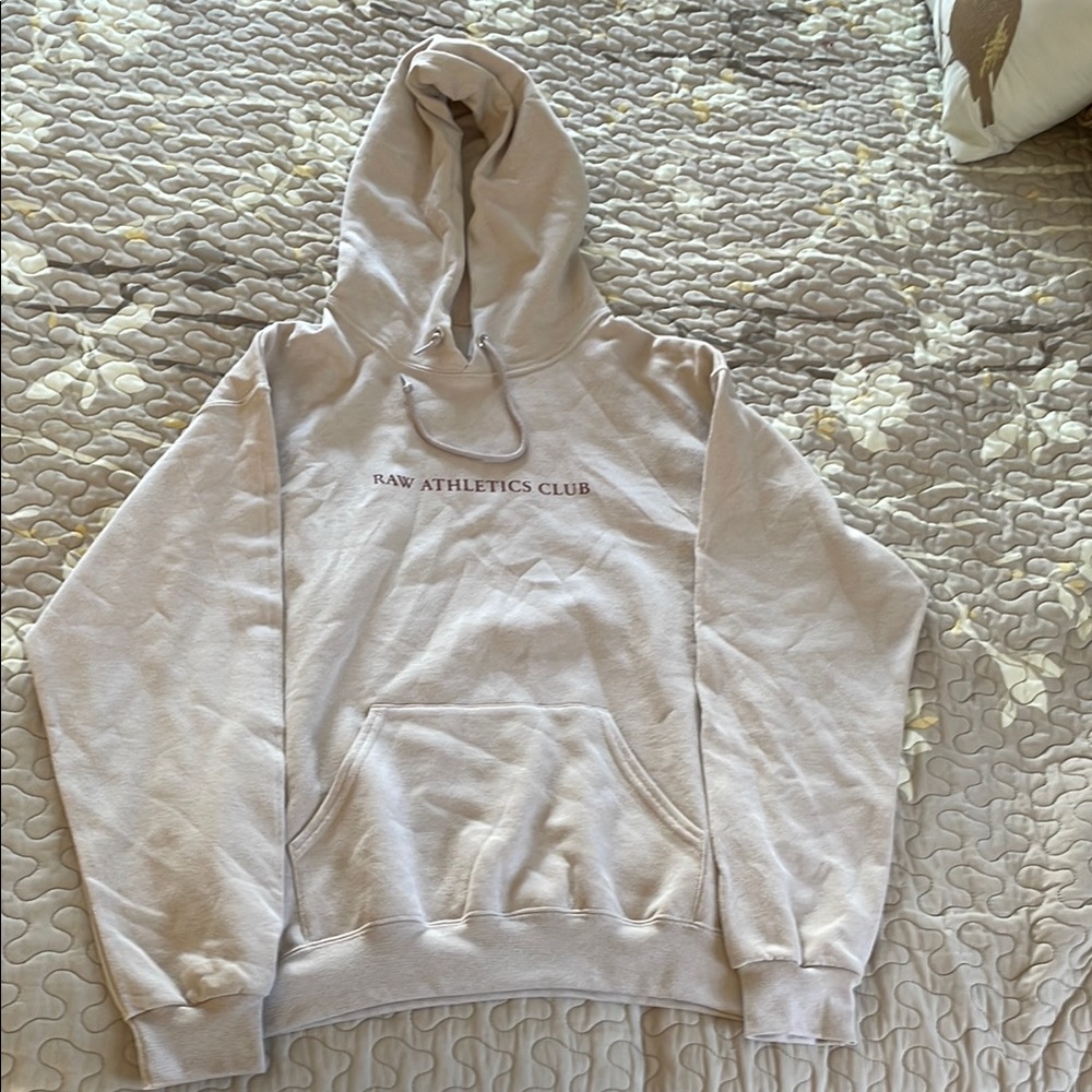 Raw Athletics Club Beige Hoodie